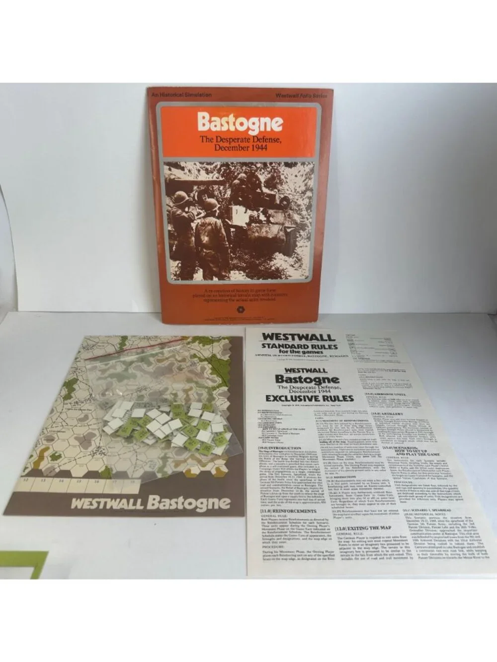 Lot of 3 SPI Historical War Games: Bastogne Cauldron & Omaha Beach